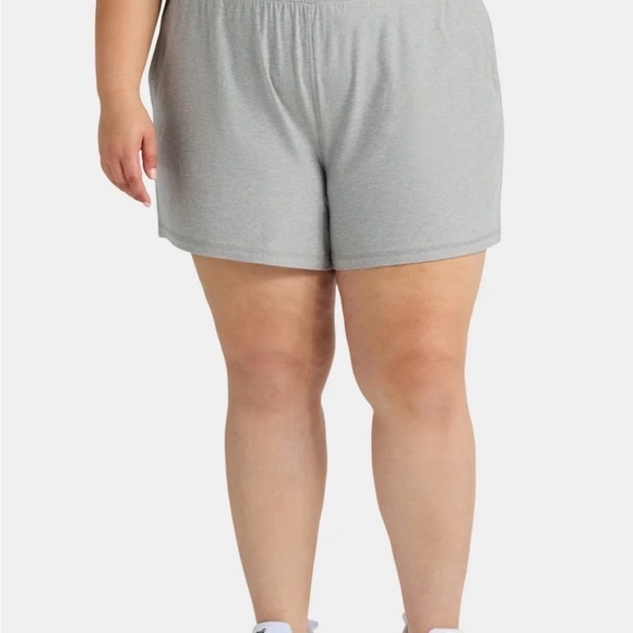 Athletic Works Buttercore Soft Performance Gray Gym Shorts Size XL 16-18 - Picture 2 of 3